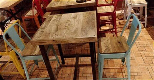 Mild Steel Cafe Table Set