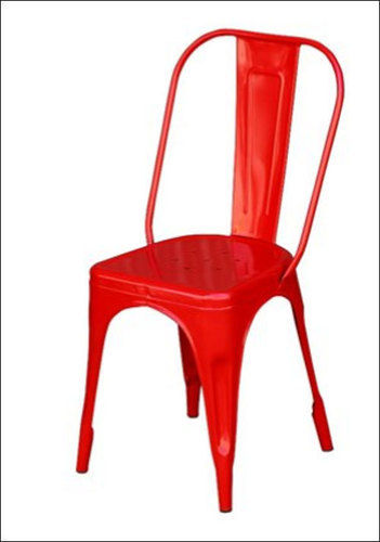 Non Folded Red Cafe Chair