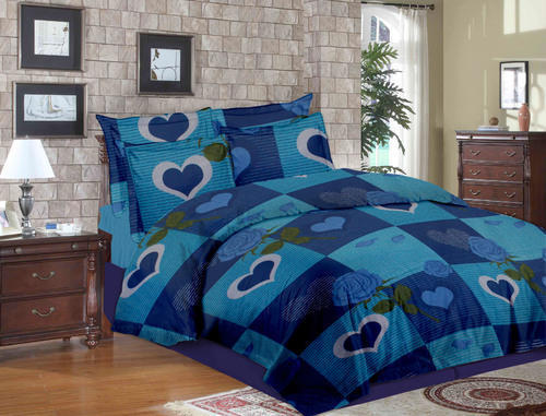 Multi Color Printed Cotton Quilted Bedspread