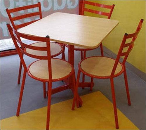 Square Cafeteria Table Set