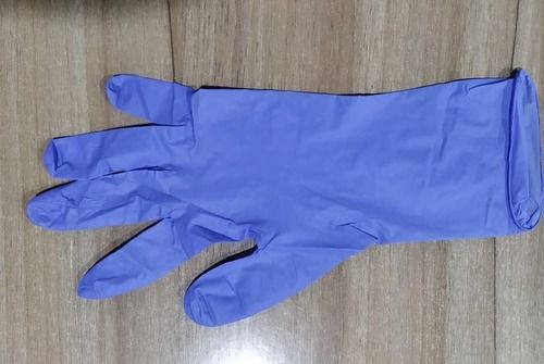 Blue Color Powder Free Nitrile Gloves
