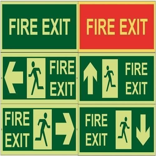 Acrylic Fire Safety Sign