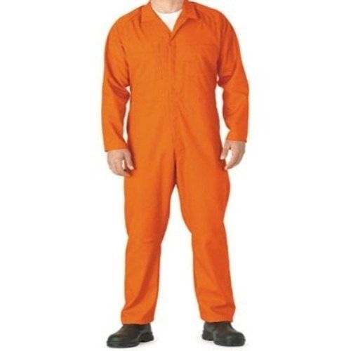 Orange Full Body Cotton Coverall Suit