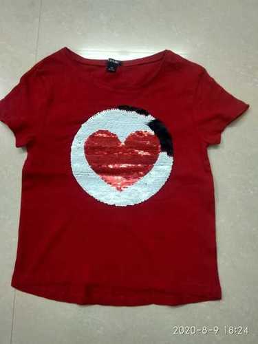 Red Girl Kids T-Shirt Top