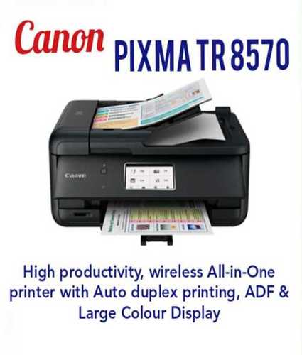 Canon PIXMA TR8570 All-in-One Wireless Inkjet Color Printer with FAX, ADF and Auto Dupex Printing