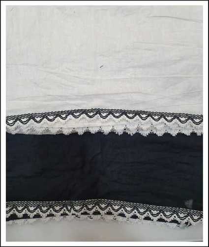 Cotton Thread White Lace, For Dupatta at Rs 35/meter in Mumbai