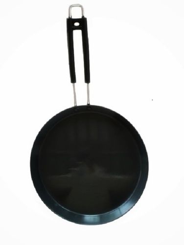 Hard Anodised Cookware Induction Compatible Base Non Stick Dosa Tawa Thickness: 3.25 Mm/10 Gauge Millimeter (Mm)