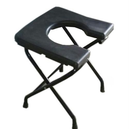 Fold-Able Rails Personal Use Commode Stool