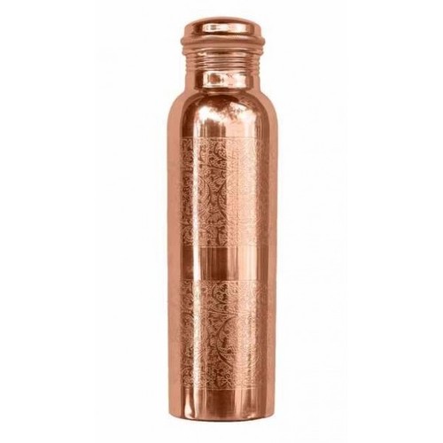 Engraved Copper Bottle 950 ml