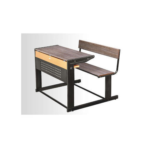 Brown Color Coated Kids Furniture Desk