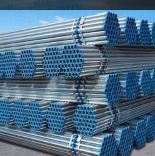 Silver Tone Galvanized Iron Water Line Pipe