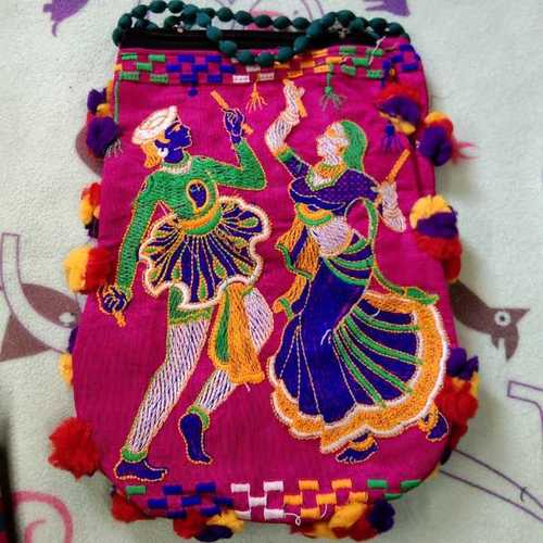 Mixed Hand Embroidered Kutchi Work Purse at Best Price in Ahmedabad | Kiran  Garments