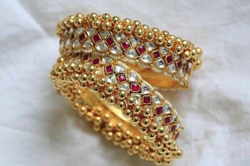 Fashion Women Imitation Kundan Bangles