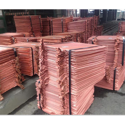 Reddish Metal A Grade Copper Cathodes