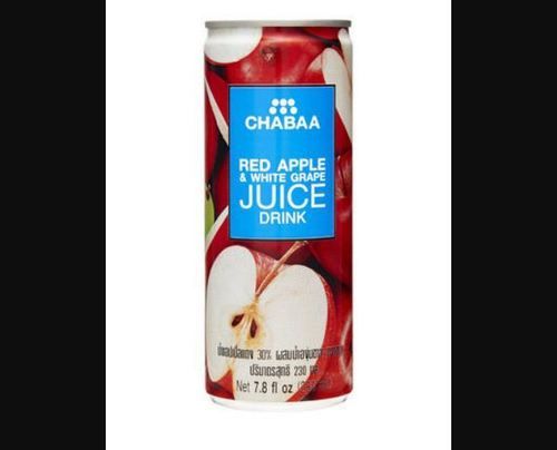 Chabaa Red Apple Juice 230Ml Packaging: Can (Tinned)