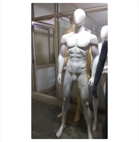 Faceless White Standing Male Mannequin Age Group: Adults