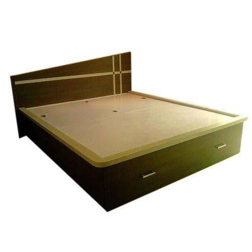 Brown Designer Wooden Bed