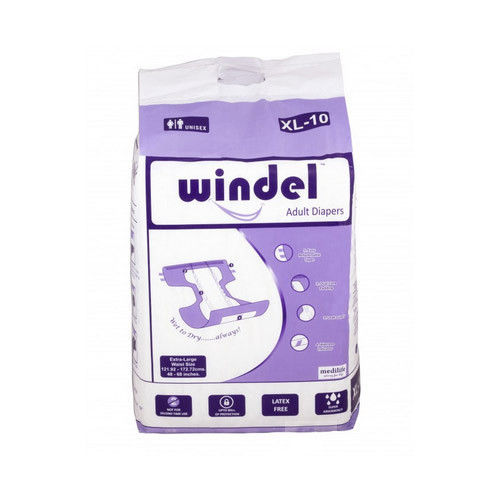 White Disposable Adult Diaper (Xl-10)