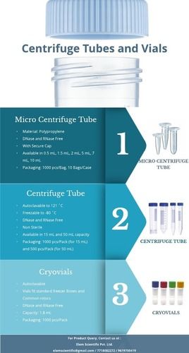 Laboratory Centrifuge Tubes And Vials