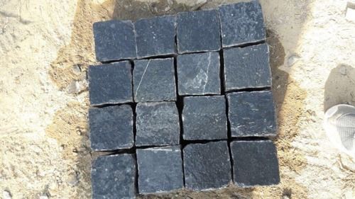 Natural Handcut Black Cobblestone