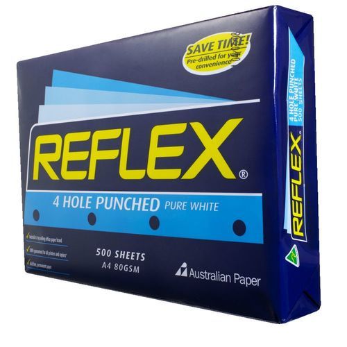 Reflex 80 Gsm White A4 Copy Paper - Use: Printing Use