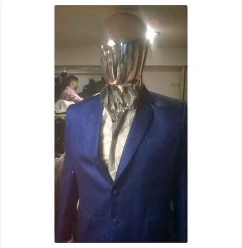 Silver Chrome Male Mannequin