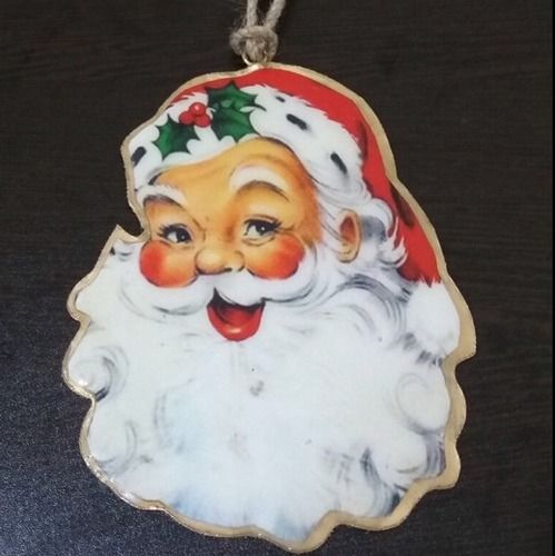 Red Christmas Hanging Santa Claus