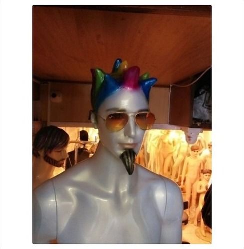 Funky Glossy Male Mannequin