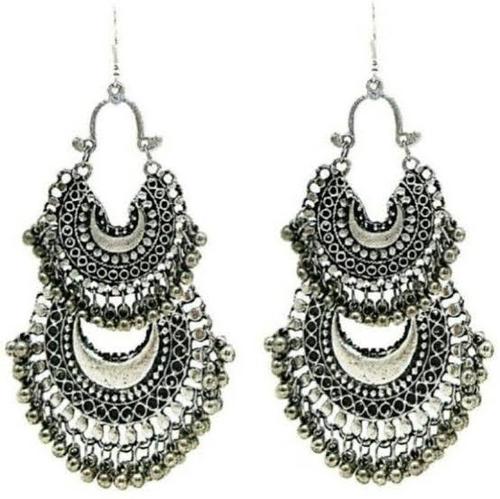 Metalic Colored Trendy Earrings Gender: Women