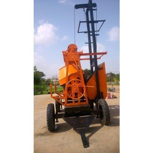 Concrete Mixer With Lift