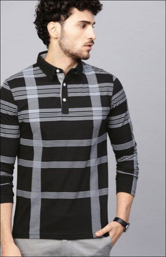 Mens Black Polo T-Shirt