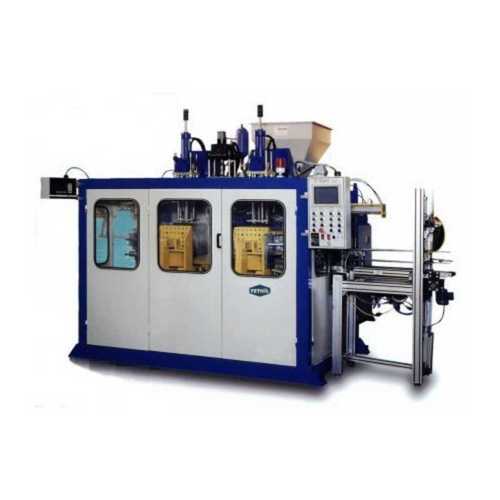 White And Blue Plastic Blow Molding Machine