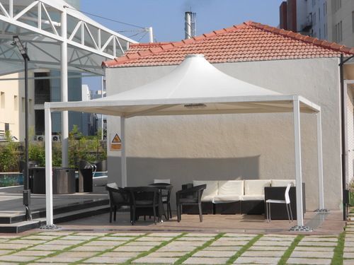 White Gazebo Tensile Structure For Your Outdoor Living Area