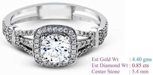 Attractive Solitare Diamond Ring Excellent