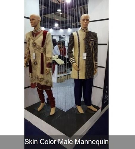 Glossy Skin Colour Standing Male Mannequin Age Group: Adults