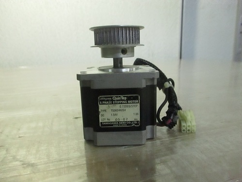 Tamagawa Qiuntep 5 Phase Stepping Ts3624n2e4 - 1.54 Volt Rated Voltage, Used Equipment In Good Condition, Black Finish