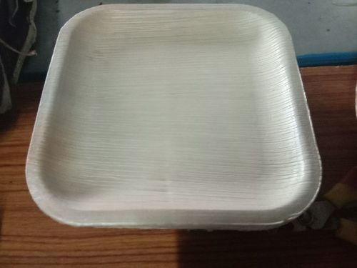 8 Inch Areca Leaf Square Plate Application: Food Serving