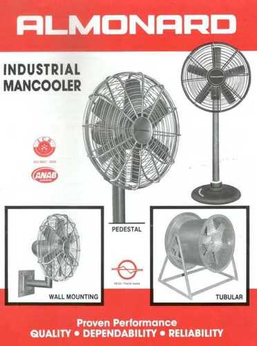 Almonard Industrial And Domestic Fans Blade Material: Metal