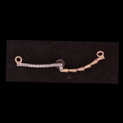 गोल्डन आकर्षक डिज़ाइन 18K गोल्ड मंगलसूत्र