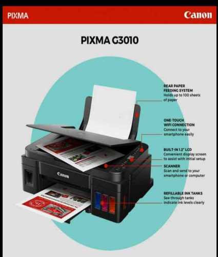 Canon Pixma G3010 All In One Wireless Ink Tank Colour Printer