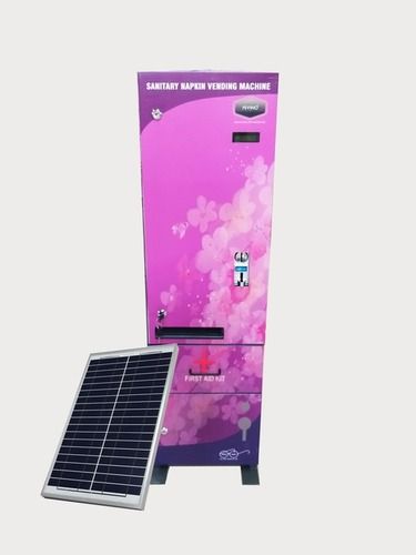 Pink Solar Sanitary Napkin Vending Machine