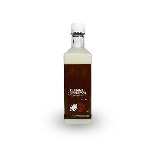 100% Organic Coconut Oil - Cold Pressed | Pure, Chemical-Free, Cultivated with Controlled Organic Farming Practices