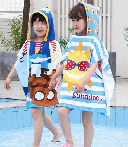 Cartoon Printed Hooded Polyester Bath Towels Age Group: Children at Best  Price in Jiangyan | Jiangsu Enrol Trading Company