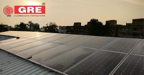  पॉलीक्रिस्टलाइन सिलिकॉन ग्रे 100 Kw इंडस्ट्रियल ऑन ग्रिड सोलर रूफटॉप सिस्टम 