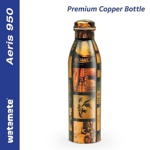 Premium Copper Water Bottle Capacity: 950Ml Milliliter (Ml)