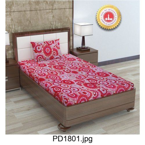 Quick Dry Soft Texture Cotton Single Bed Sheet