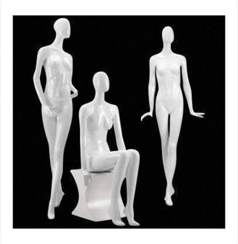 White Full Body Female Mannequin Age Group: Adults