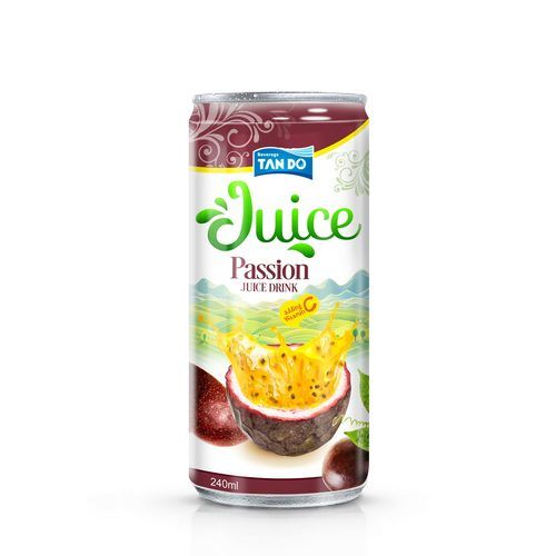250ml Canned Passion Fruit Juice Drink