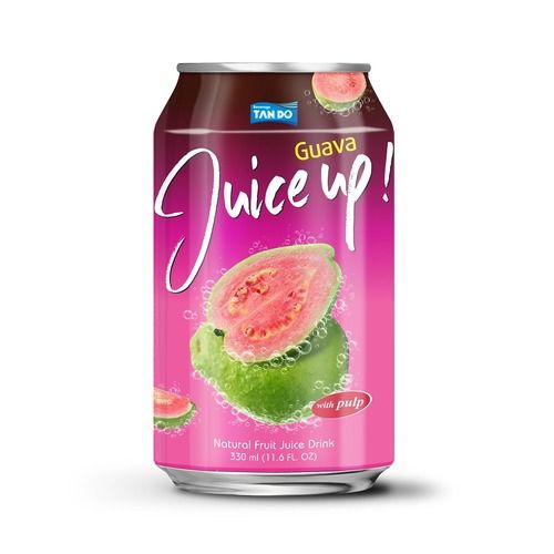 330ml Canned Guava Juice Drink with Pulp