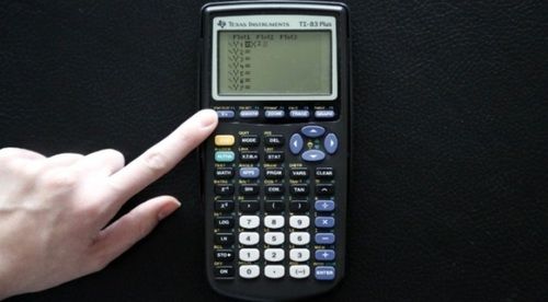 Plastic Handheld Graphic Display Calculator